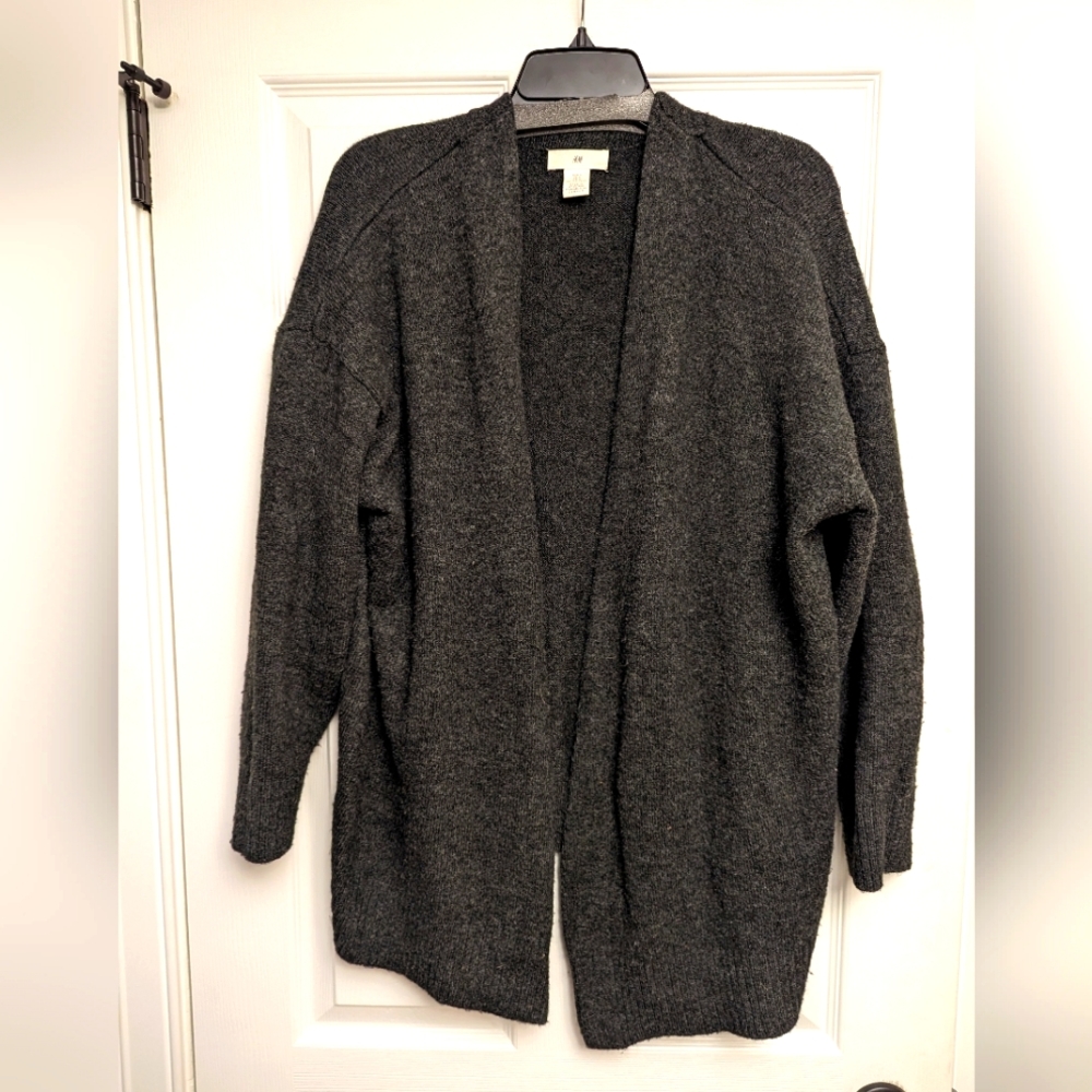 H&M Open Front Cardigan Sweater - Large